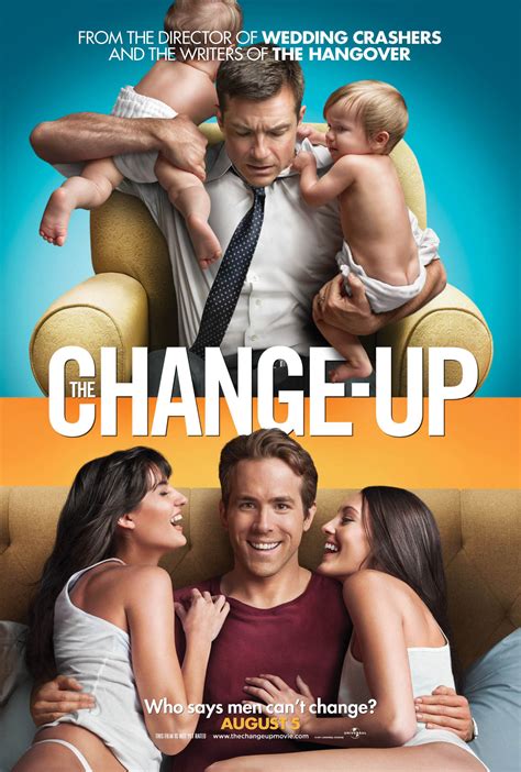 The Change-Up review. Matt reviews David Dobkin's The Change-Up starring Jason Bateman, Ryan Reynolds, Leslie Mann, Olivia Wilde, and Alan Arkin. The body-switching comedy is a silly concept which ...